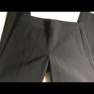 Black express side zip dress pants